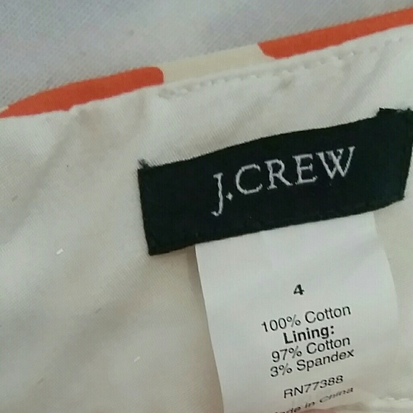 J. Crew orange skirt - Picture 3 of 3